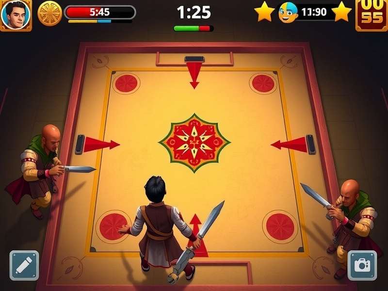 Carrom Warrior Hero gameplay screenshot